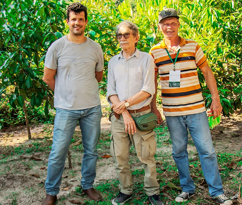 Eduardo Mattoso, Professor Lauro Barata and Sergio Souza.